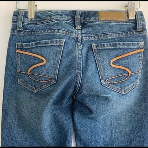 Seven7 Jeans Classic Flare Size 24 Blue